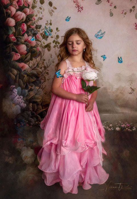 Gentle Blooms Painted Wall (MD)