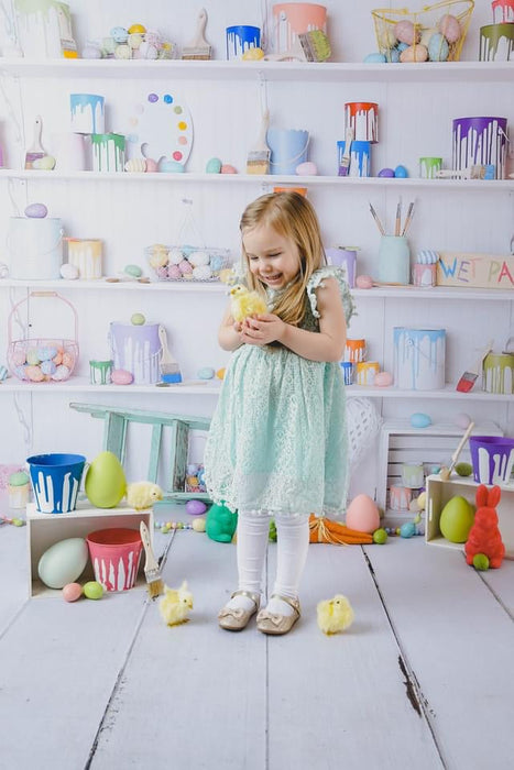 Egg Painting Shelf