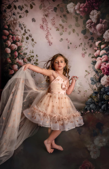 Gentle Blooms Painted Wall (MD)