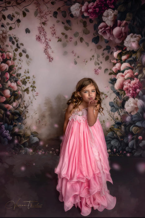 Gentle Blooms Painted Wall (MD)