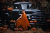 Pumpkin Delivery Black Truck (JA)