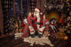 Santa Shanty Window and Santa Shanty Nutcracker Mantel Fabric Room