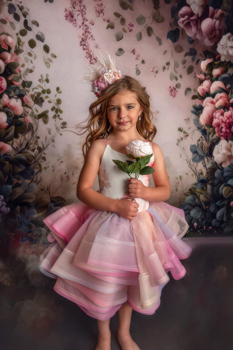 Gentle Blooms Painted Wall (MD)