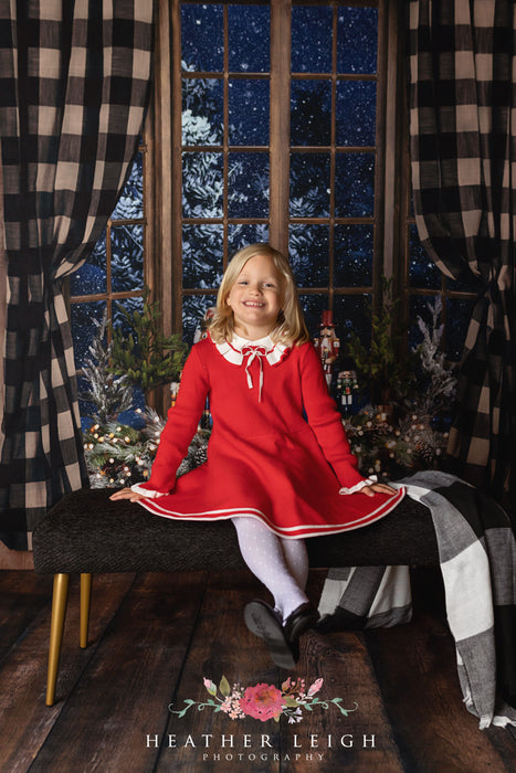 Santa Shanty Window and Santa Shanty Nutcracker Mantel Fabric Room