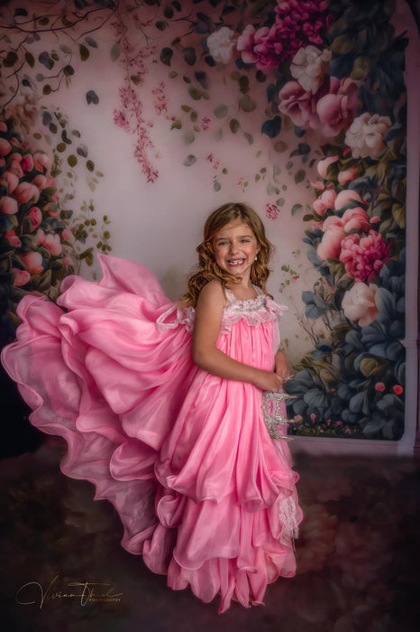 Gentle Blooms Painted Wall (MD)