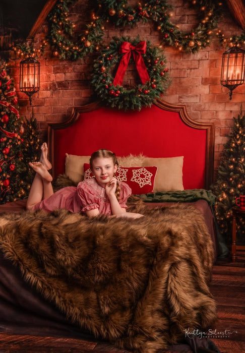 Merry Moonlight Queen Headboard Santa (JA)