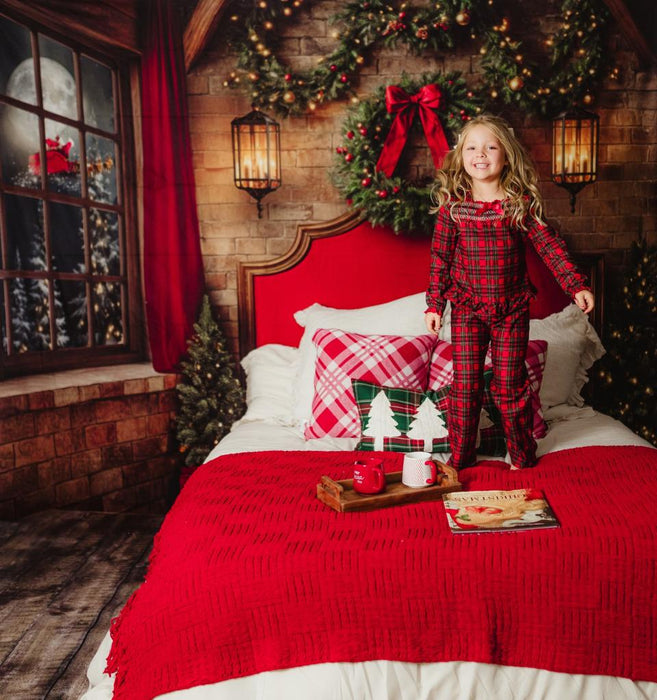 Merry Moonlight Queen Headboard Santa (JA)