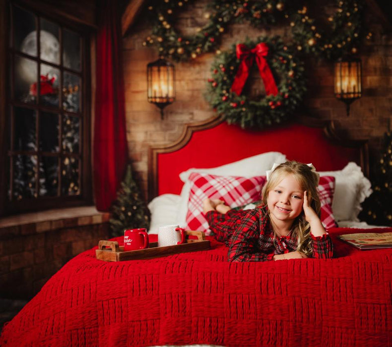 Merry Moonlight Queen Headboard Santa (JA)