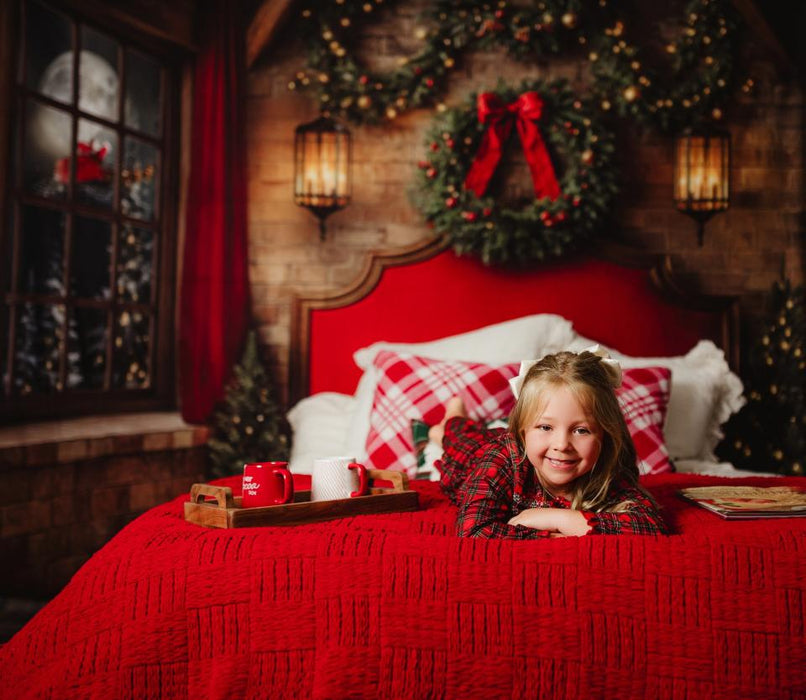 Merry Moonlight Queen Headboard Santa (JA)