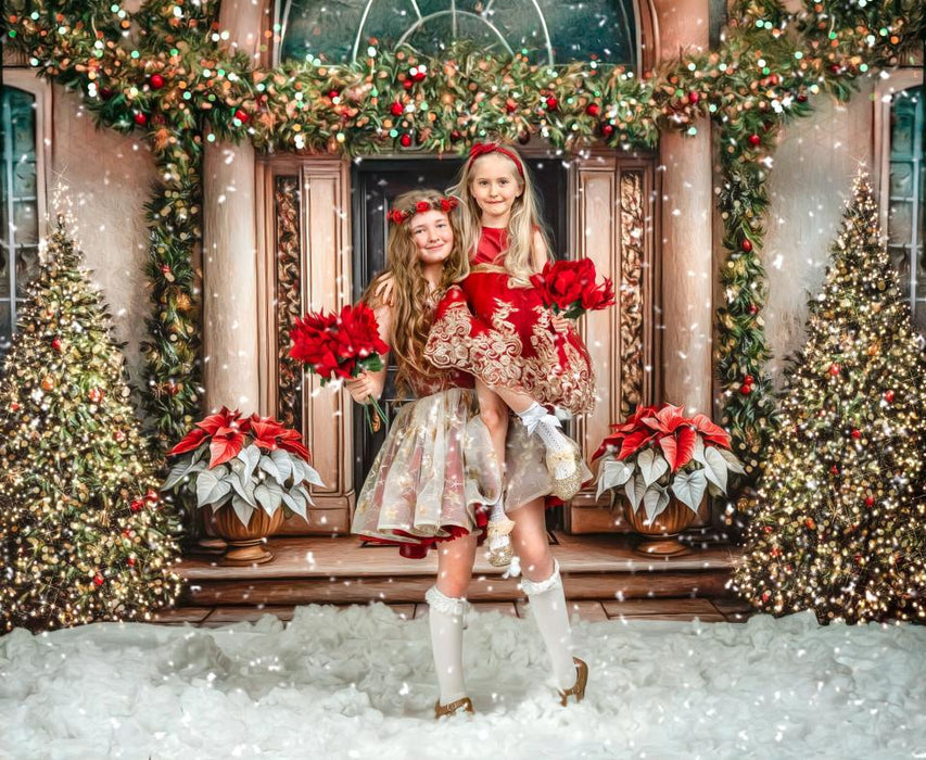 Modern Poinsettia Porch (VR)