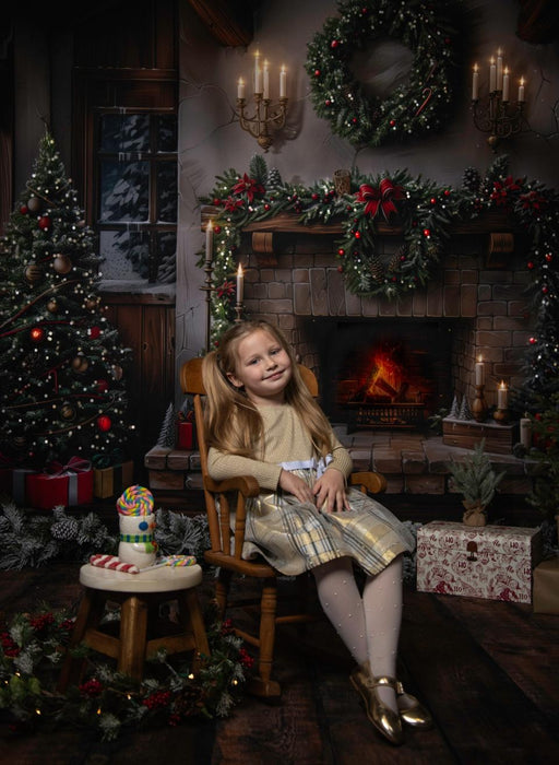 Santa's Christmas Cabin (Night) Flipped (MD)