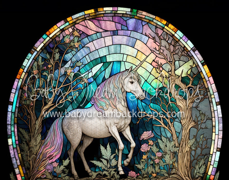 Stained Glass Unicorn (MD)
