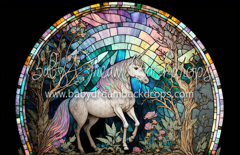 Stained Glass Unicorn (MD)