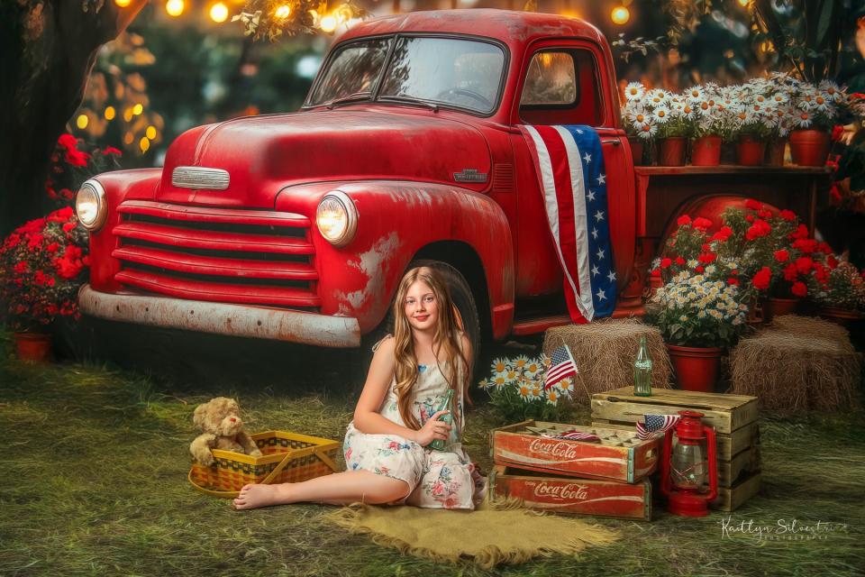 Summertime Red Ride Flag (JA)