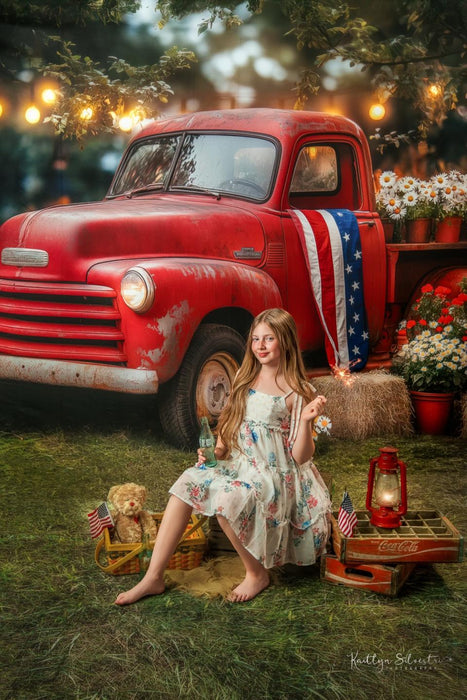 Summertime Red Ride Flag (JA)