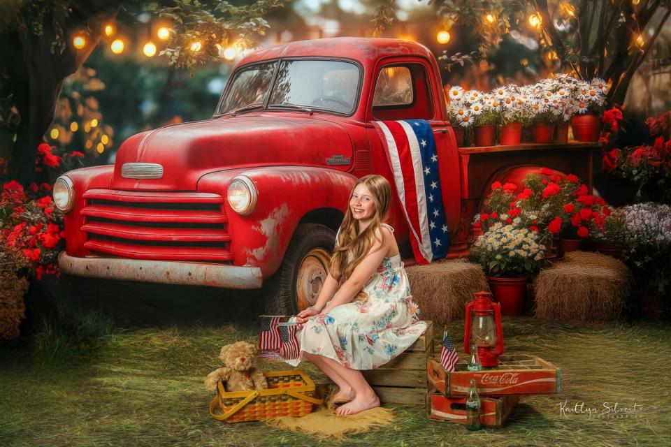 Summertime Red Ride Flag (JA)