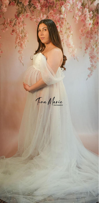 Pink Floral Cascade Sweep (SM)