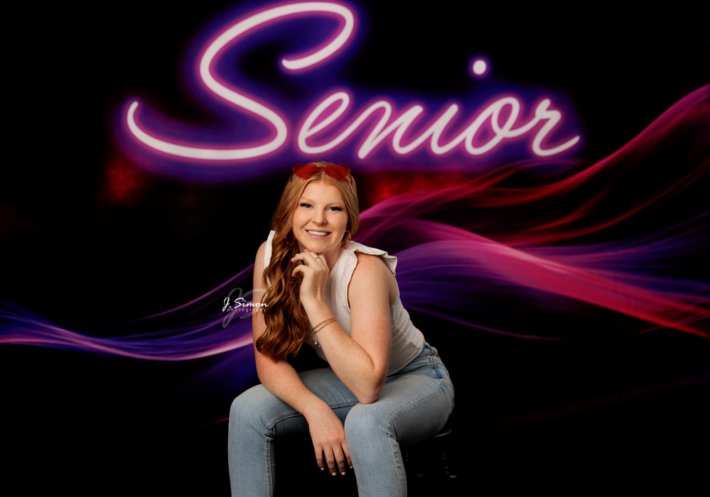 Senior Neon Pink and Purple (AZ)