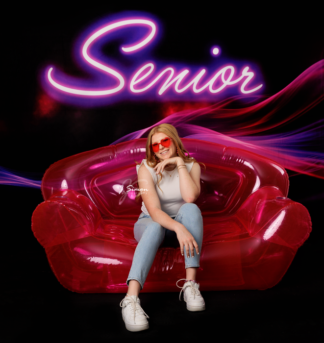 Senior Neon Pink and Purple (AZ)