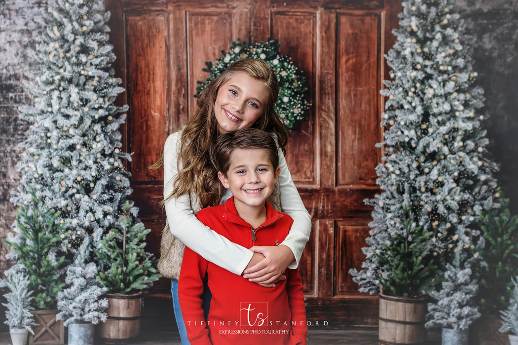 Urban Pine Door with Lights