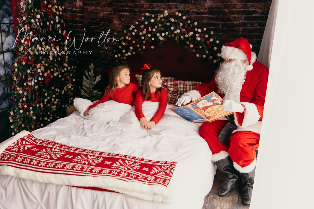 Northern Nook Red Queen Headboard (JA)