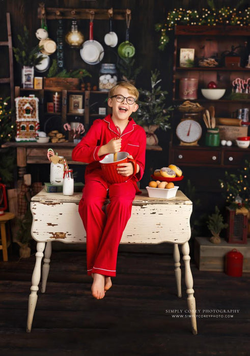 Claus Corner Comfy Den and Kitchen Lights Room