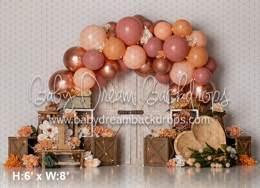 Pink and Beige Floral One (AZ)