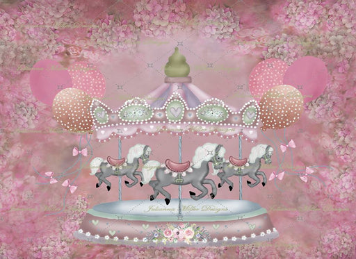 Dreamy Carousel ROse 60Hx80W JM  