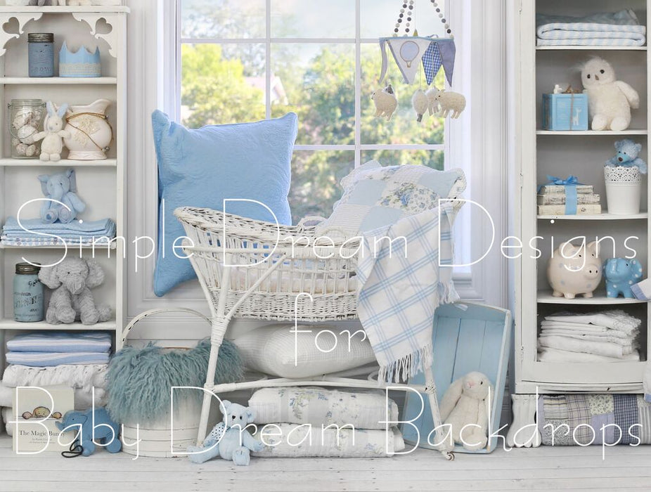 Blue Bassinet - 60x80 Long  