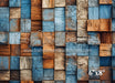 Blue Brown Wood Texture (VR)