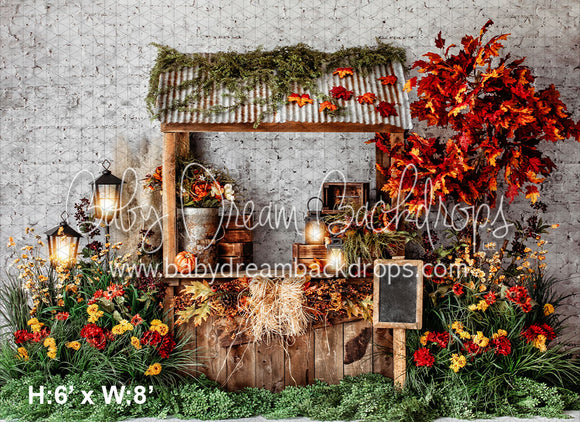 Fall Floral Hut