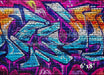 Magenta Street Graffiti Brick (VR)