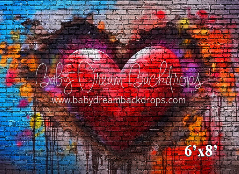 Valentine Graffiti Brick (VR)