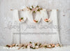 Floral Drapes with Textured Wall (RS)