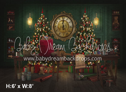 Santa's Workshop Painterly