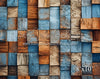 Blue Brown Wood Texture (VR)
