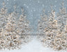 Christmas Trees in Snow with Lights (VR)