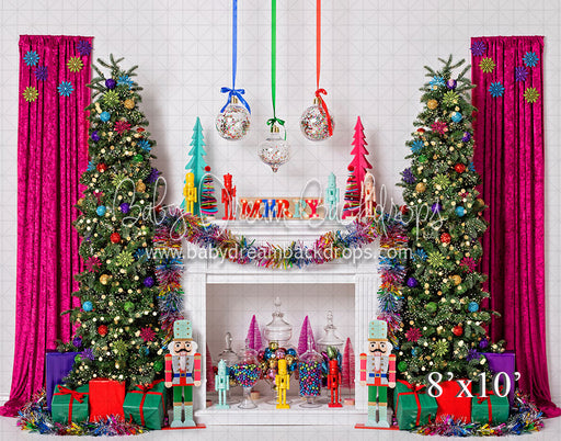 Colorful Christmas Fireplace (VR)