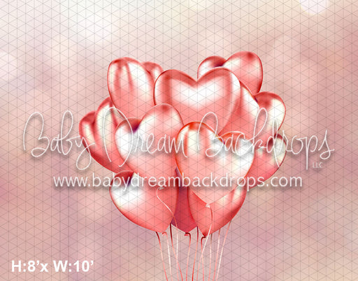 Crepe Heart Balloons