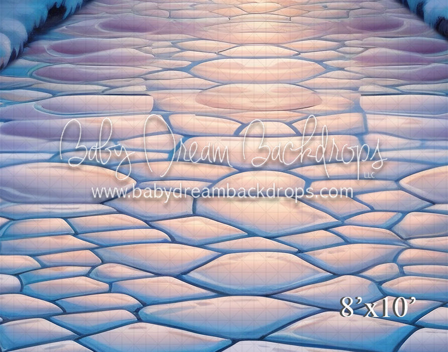 Crimson Christmas Tunnel Fabric Floor (VR)