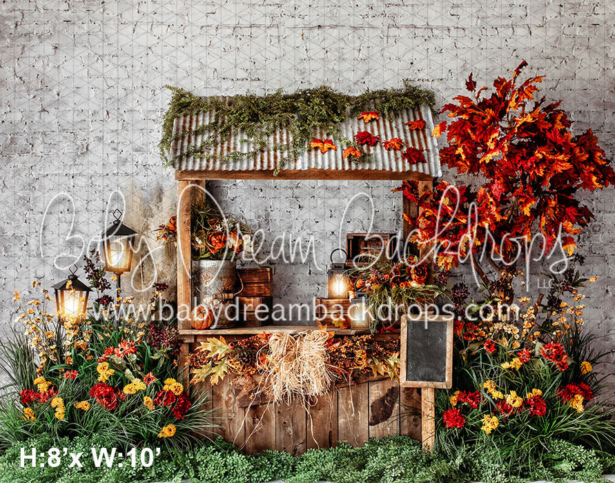 Fall Floral Hut