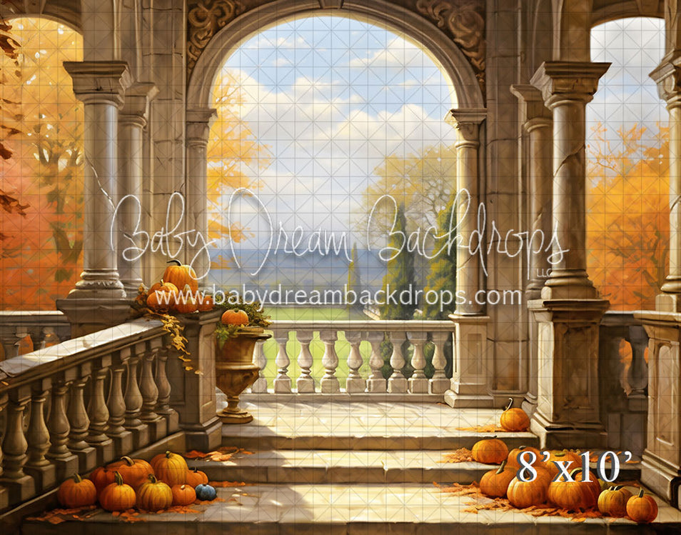 Fall Tuscan Arch (VR) — Baby Dream Backdrops