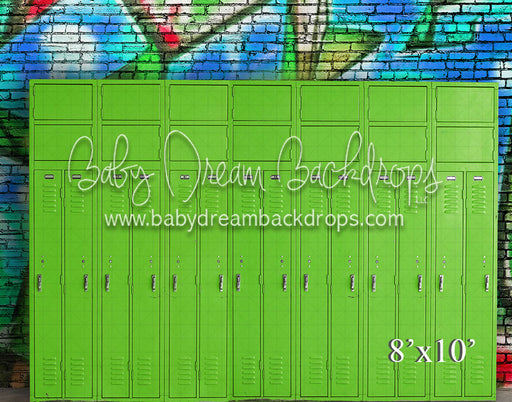 Green Street Graffiti Green Lockers (VR)
