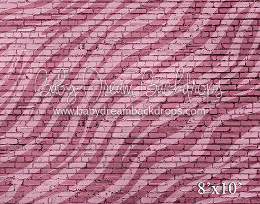 Pink Zebra Brick Wall (VR)