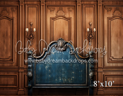 Wood Wainscott Wall Headboard (VR)