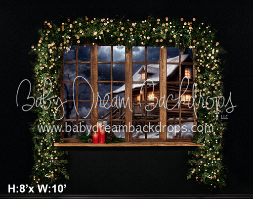 Classic Christmas Window with Snow Berry Scents (VR)