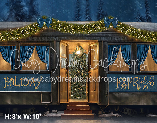 Holiday Express Train in Blue (VR)