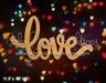 Love Me Bokeh Gold