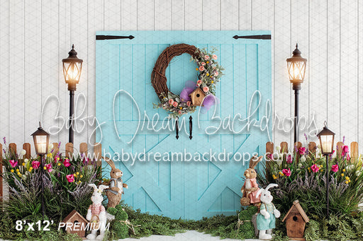 Blue me Spring with Bunnies