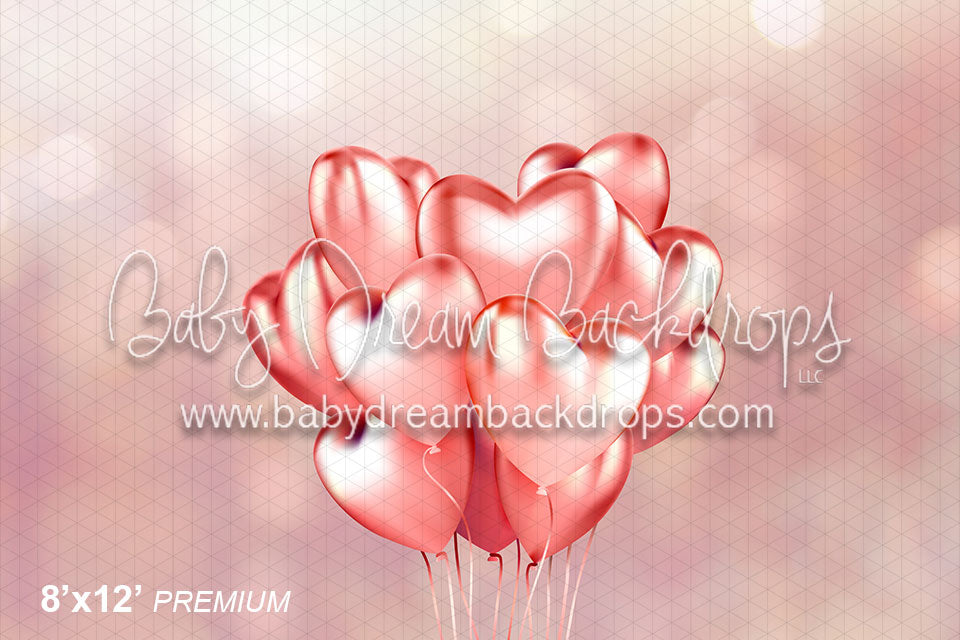 Crepe Heart Balloons